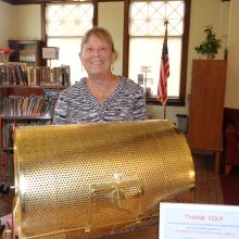 Jeanne Burt, Friends Treasurer and Raffle Organizer