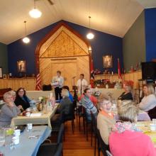 Friends of the Library enjoying the Luncheon